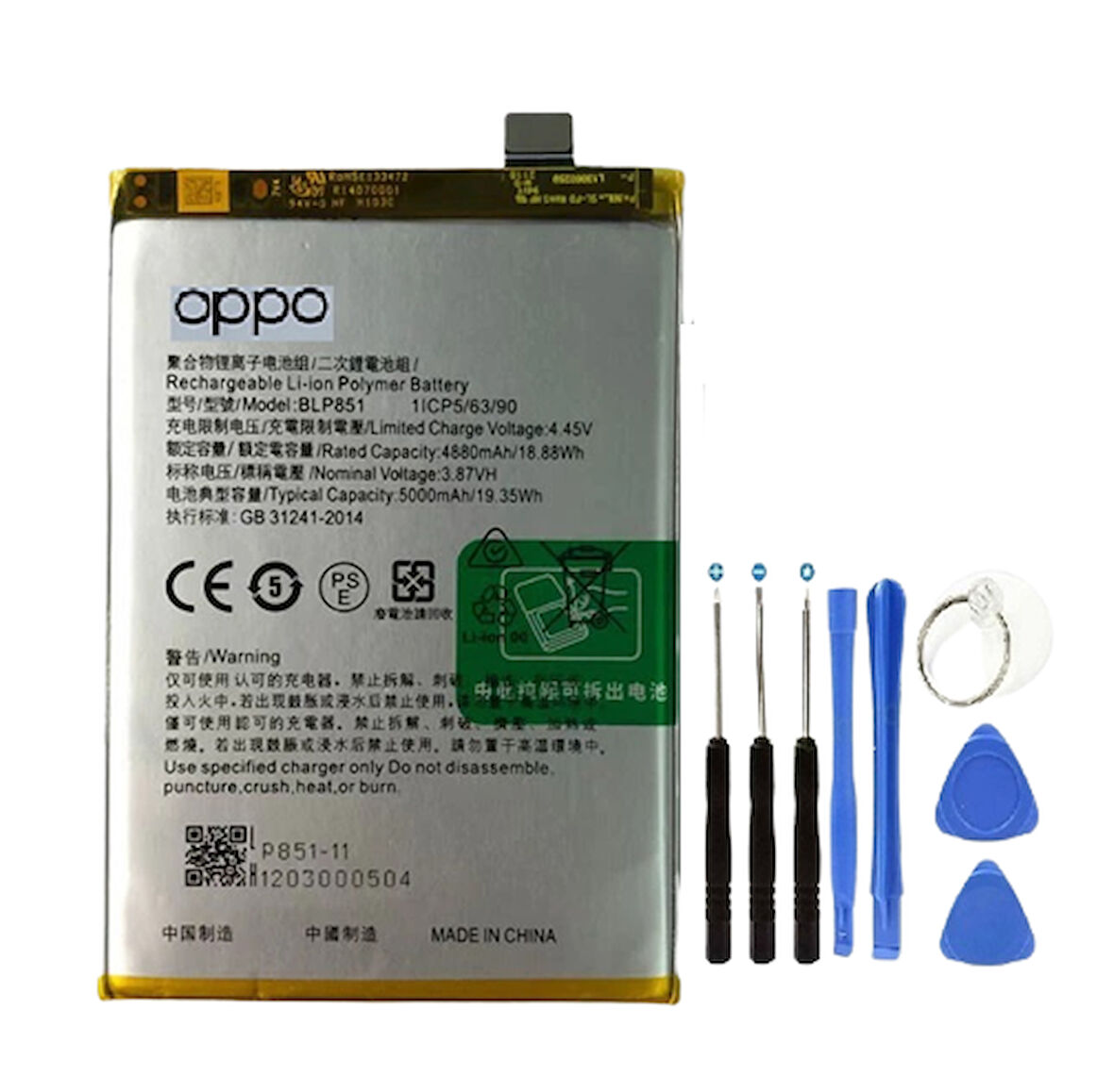 Oppo A74 5g Pil Batraya ve Tamir Seti