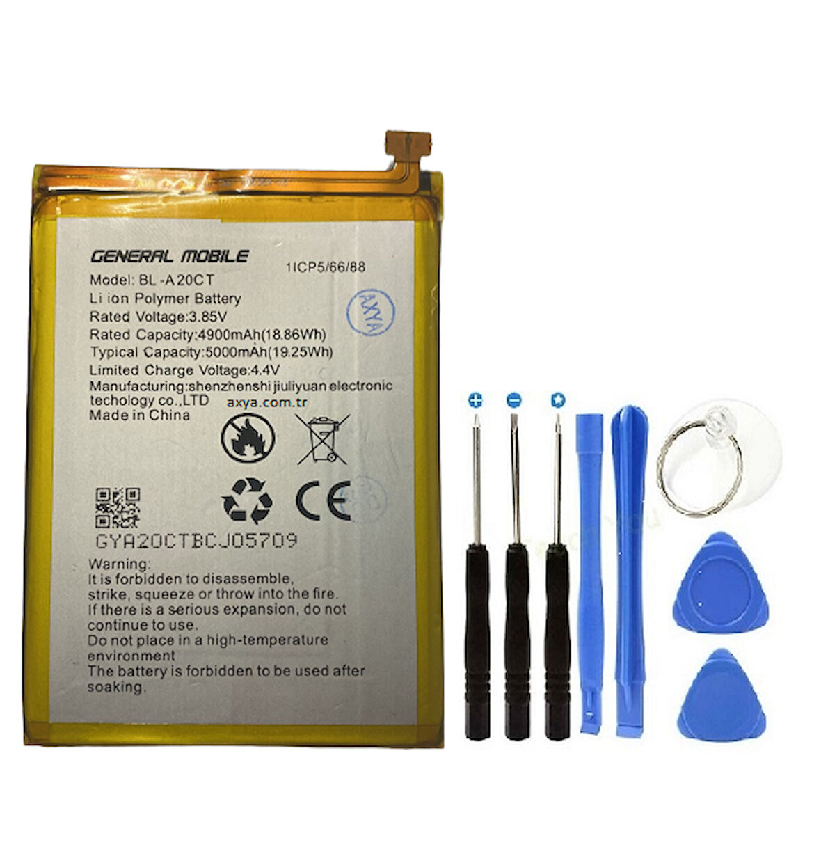 General Mobile GM21 Pro Pil Batarya BL-A20CT 5000 mAh+Tamir Set