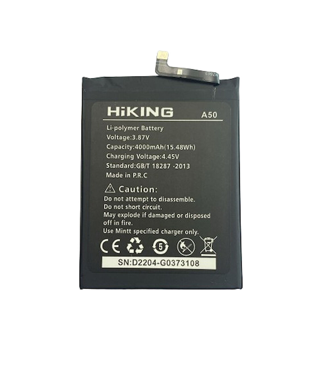 TRİDENT A50 PİL BATARYA 4000 mAh