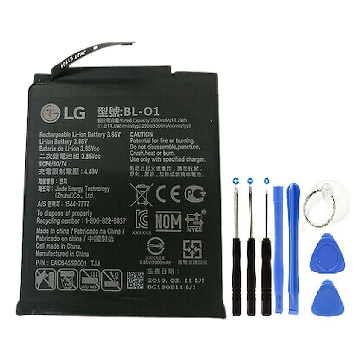LG K20 2019 PLUS PİL BATARYA BL-01 2900 mAh+Tamir Set