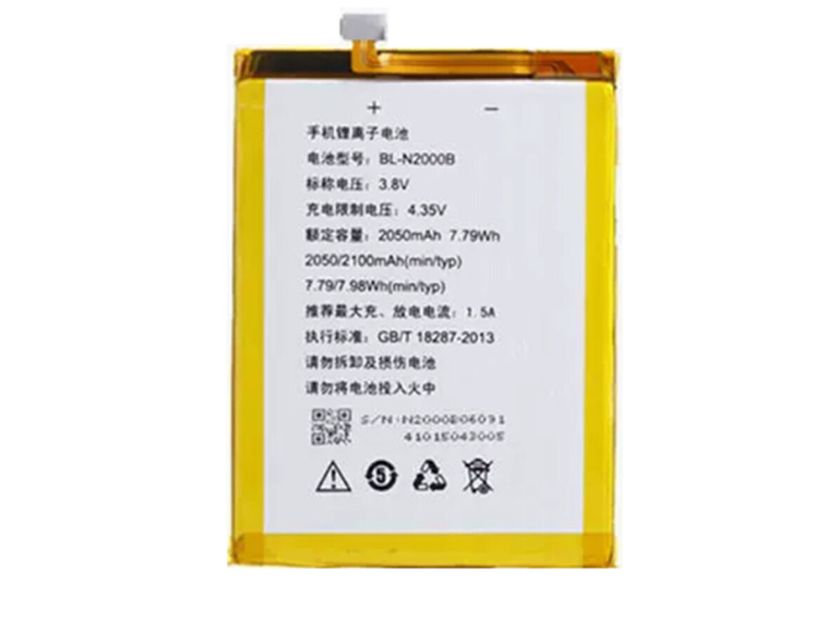 Gionee GN9005 Elife S5 Fly IQ4516 BL-N2000B Pil Batarya