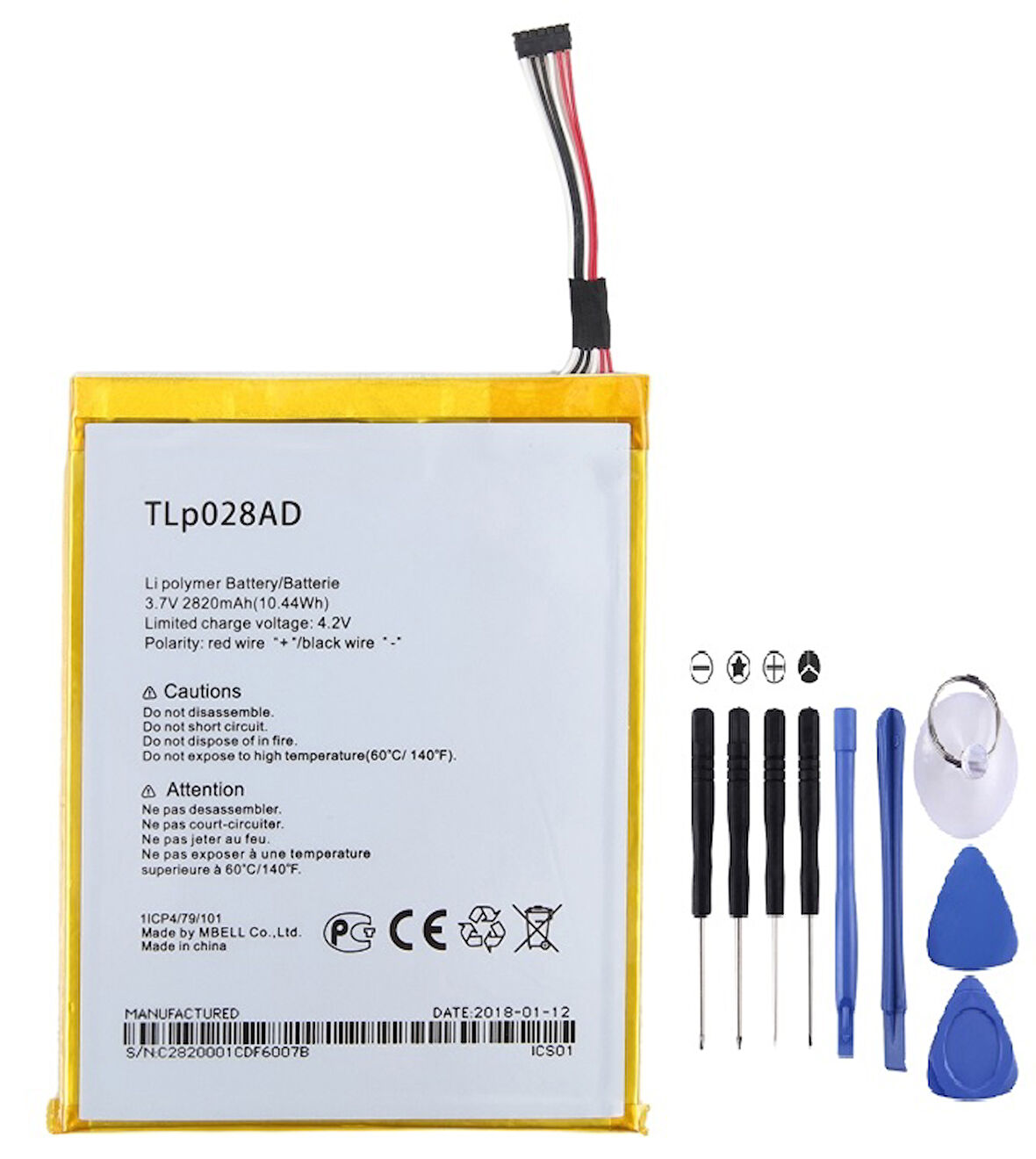 ALCATEL PİİXEL 30T PİL BATARYA OT-9600W TLPO28AD+TAMİR SET