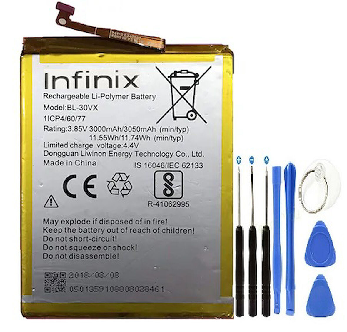 İnifix Smart 2 Pro Pil Batarya BL-30VX+Tamir Seti