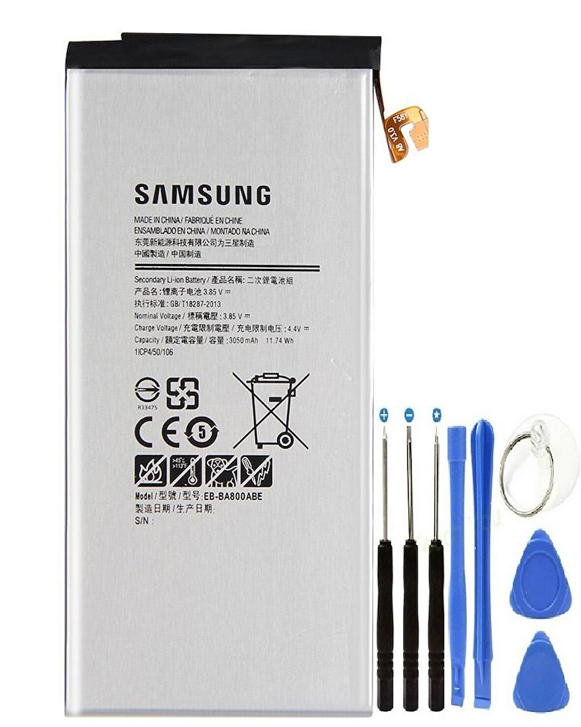 Samsung A8 A800 Pil Batarya + Tamir Seti 3050 mAh