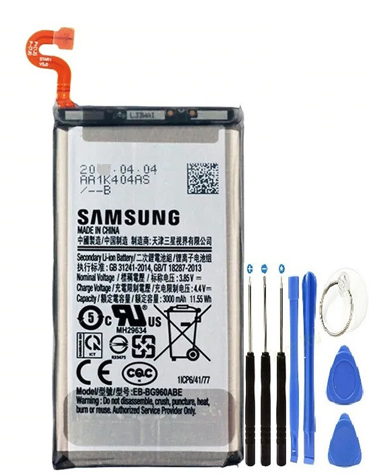 Samsung S9 G960 Pil Batarya + Tamir seti EB-BG960ABE