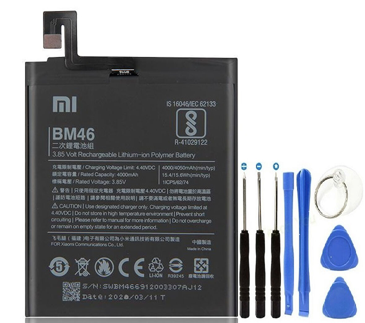 Xiaomi Redmi Note 3 Pil Batarya + Tamir Seti BM46