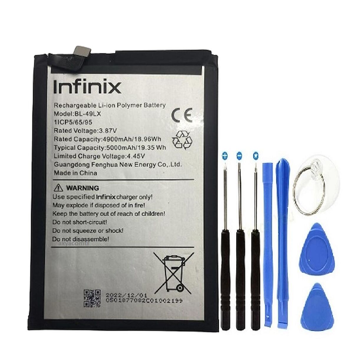 İnfinix Hot 12 Pil Batarya + Tamir Set Bl-49lx 5000 mAh