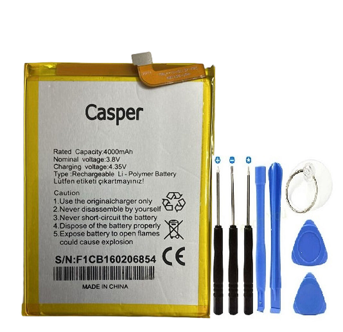 Casper X20 Pil Batarya + Tamir Set