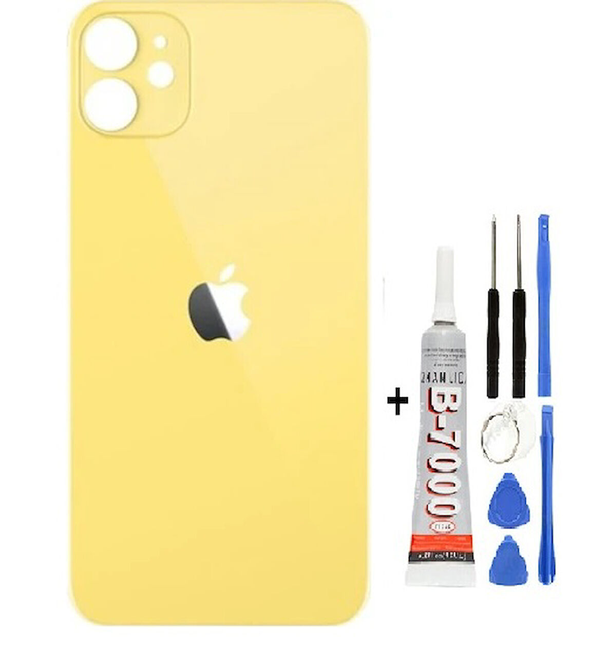 İphone 12 Arka Cam Kapağı + Yapıştırıcı + Tamir Set