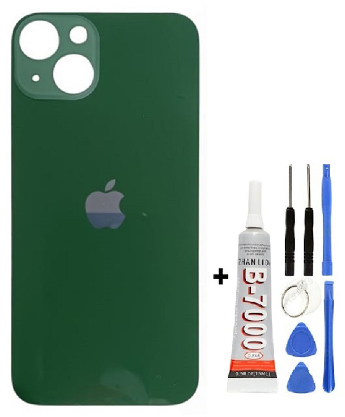 İphone 13 Arka Kapak Cam +Yapıştırıcı B700 + Tamir Seti