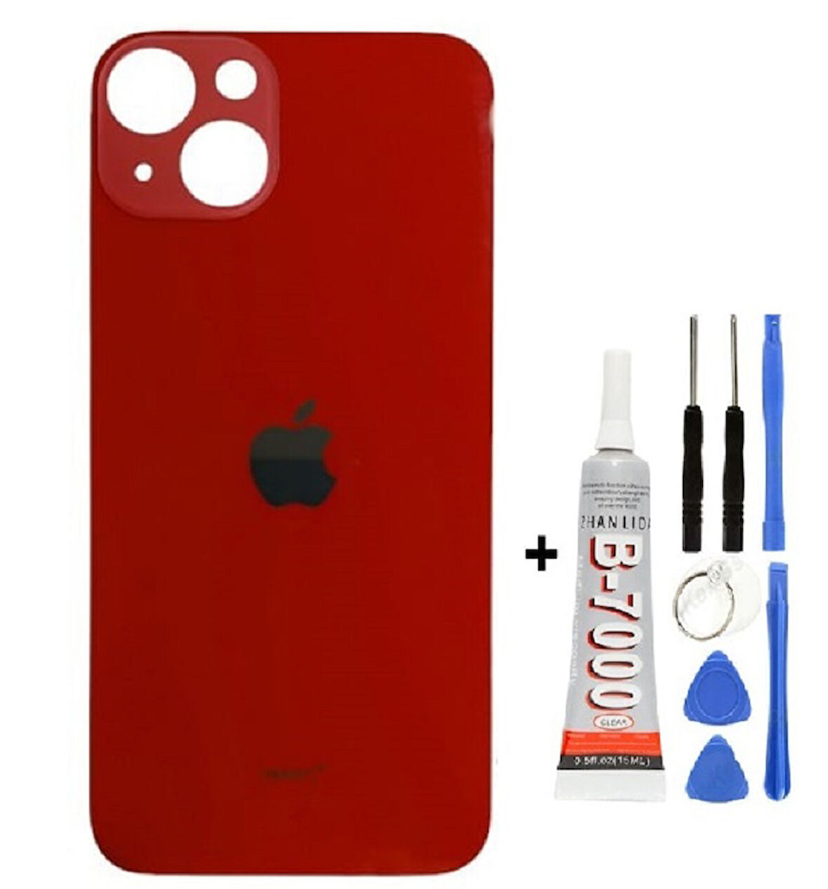 İphone 14 Arka Kapak Cam +Yapıştırıcı B700 + Tamir Seti