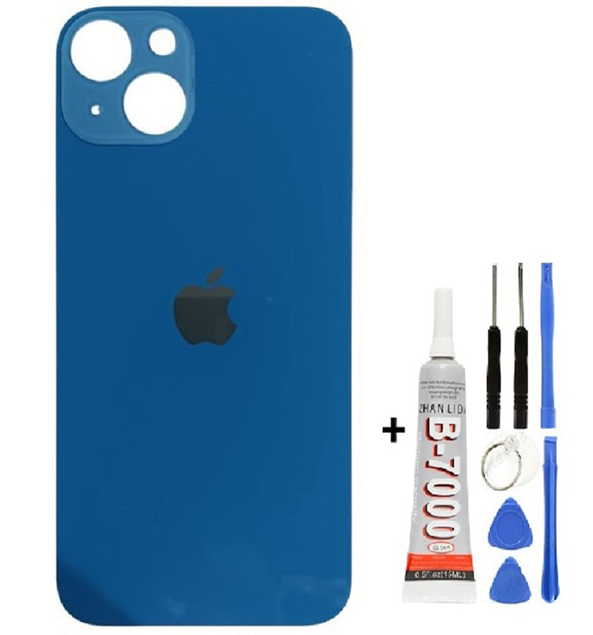İphone 14 Arka Kapak Cam +Yapıştırıcı B700 + Tamir Seti