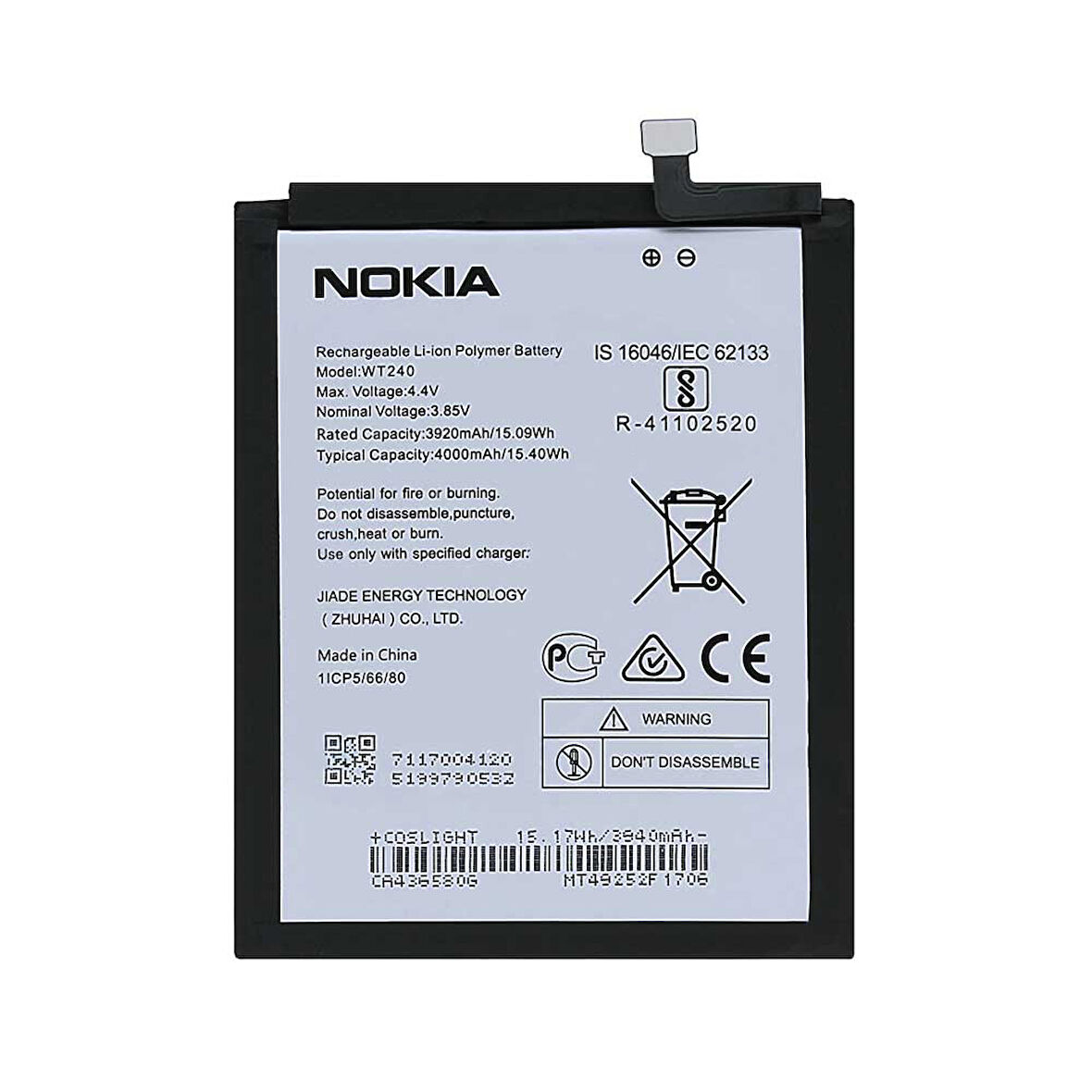 Nokia 2.3 /3.2 Pil Batarya WT240 4000 mAh