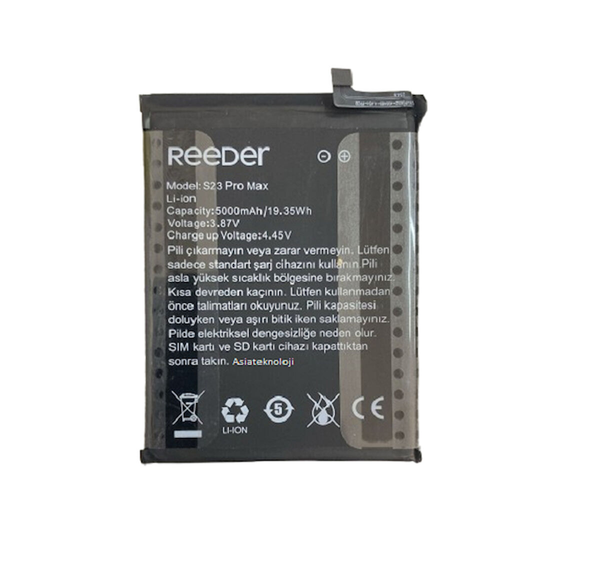 Reeder S23 Pro Max Pil Batarya 5000 mAh