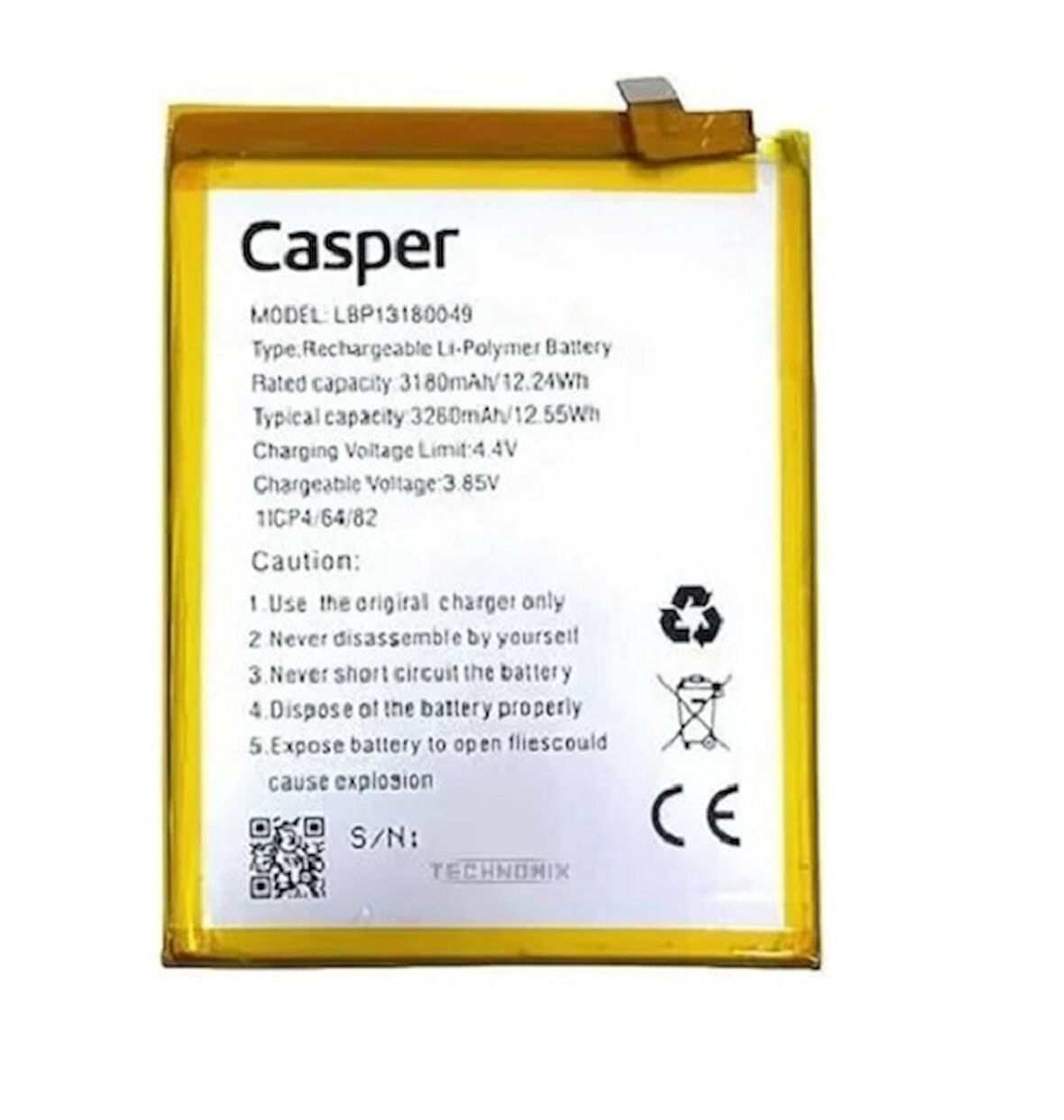 Casper G3 Pil Batarya 3180 mAh LBP13180049