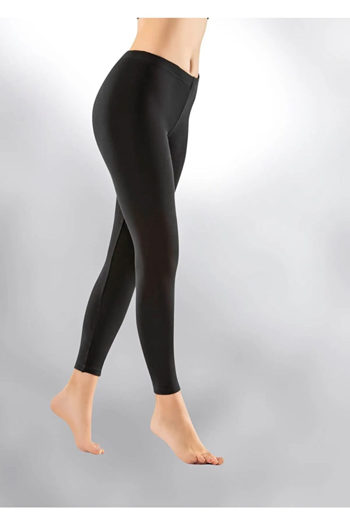 Kadın Siyah Termal Tayt Pe-585