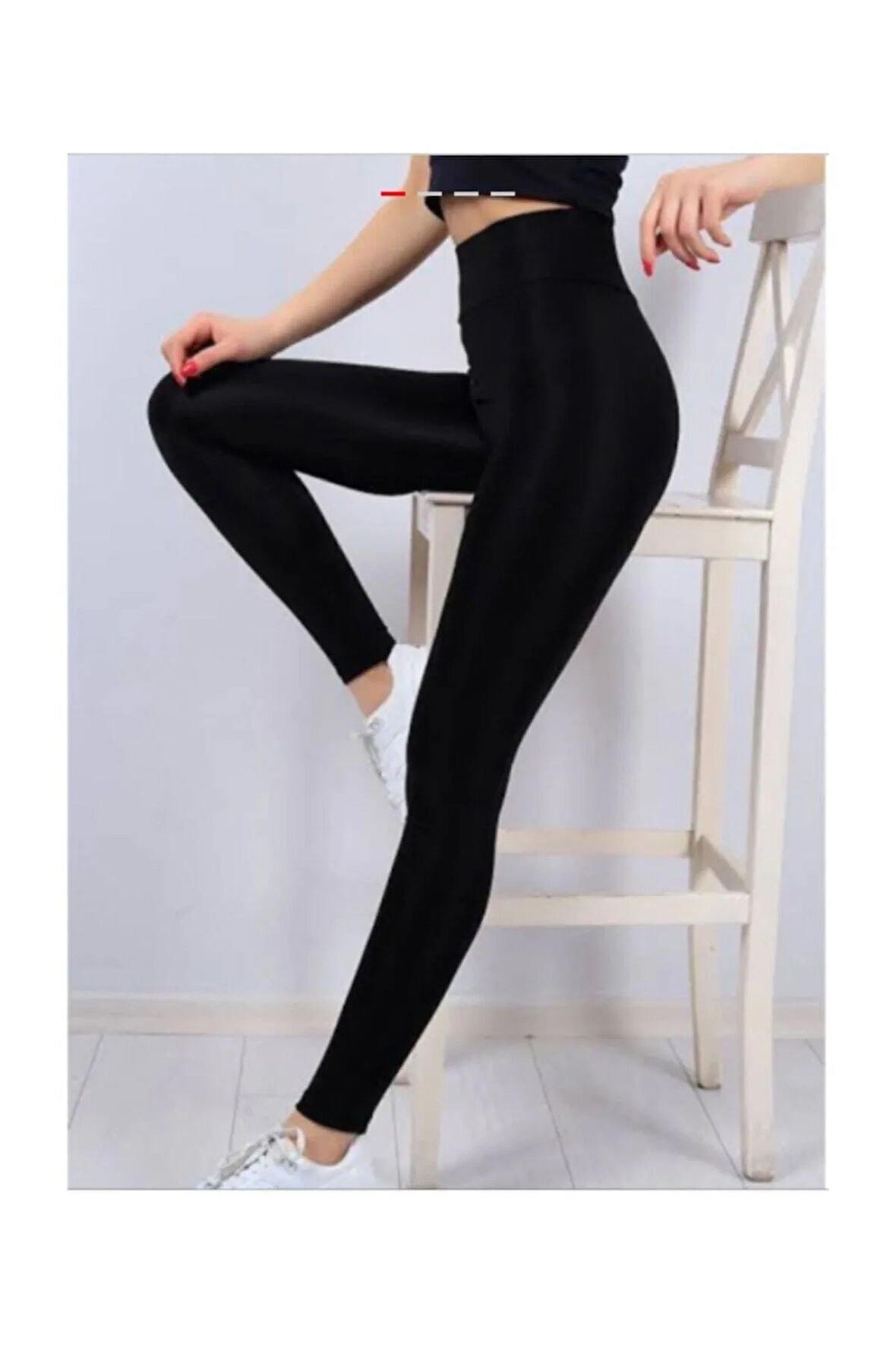 Kadın Içi Peluşlu Kışlık Termal Tayt Içlik Siyah Kadın