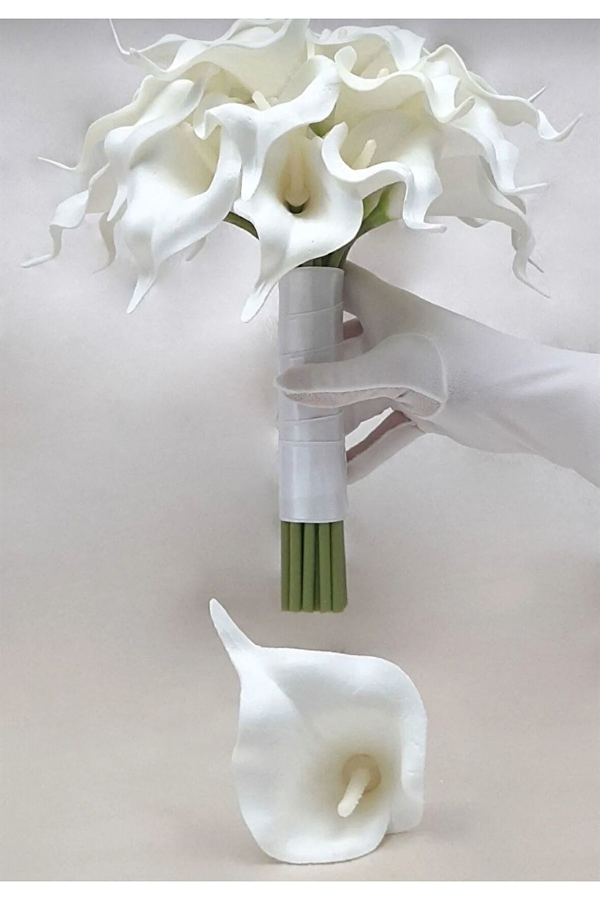 Gelin Buketi 30 Adet Islak Gala Gelin Çiçeği Damat Yaka Çiçegi