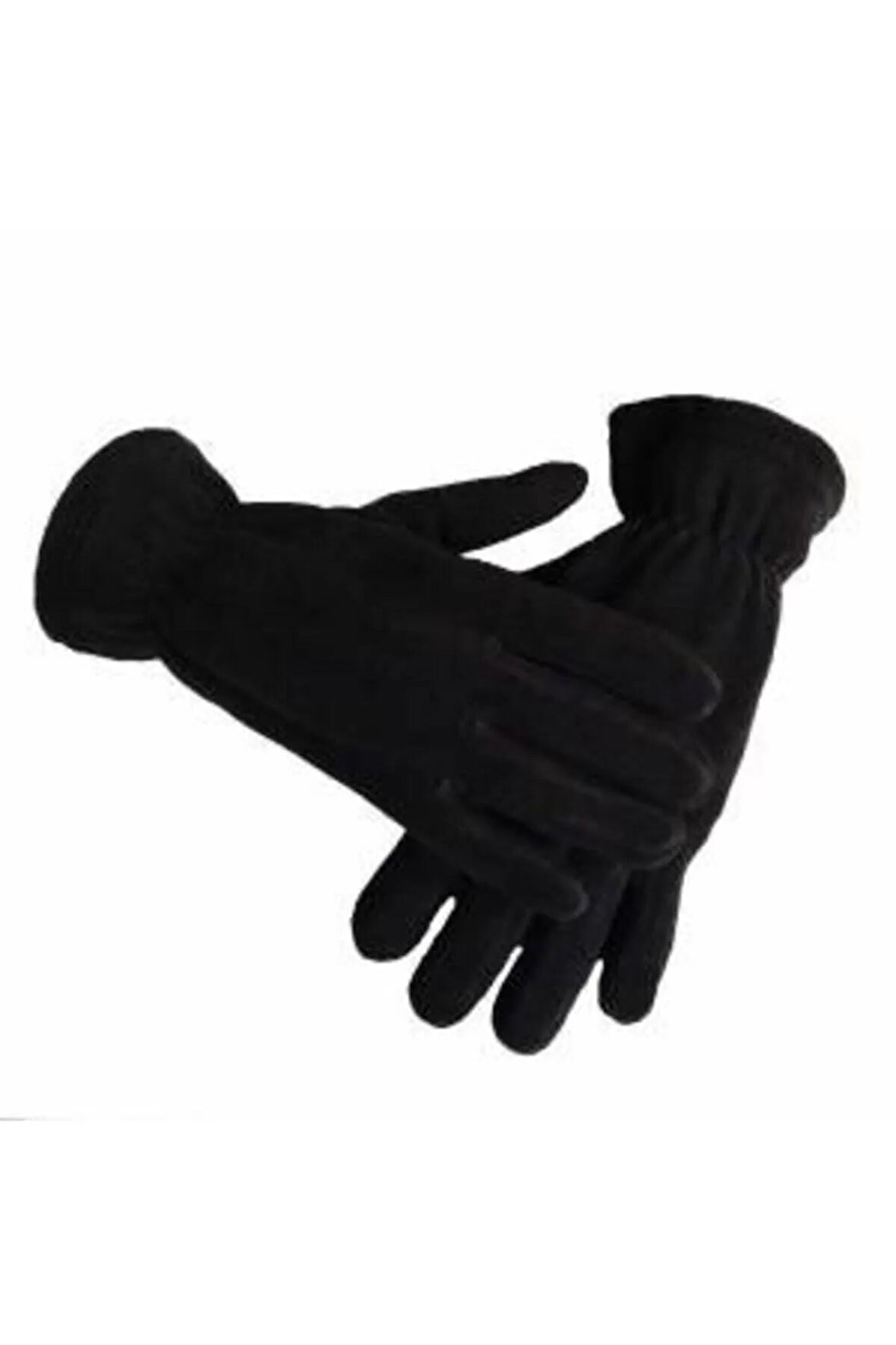 Unisex Siyah Termal Kışlık Kaliteli Polar Eldiven L-m
