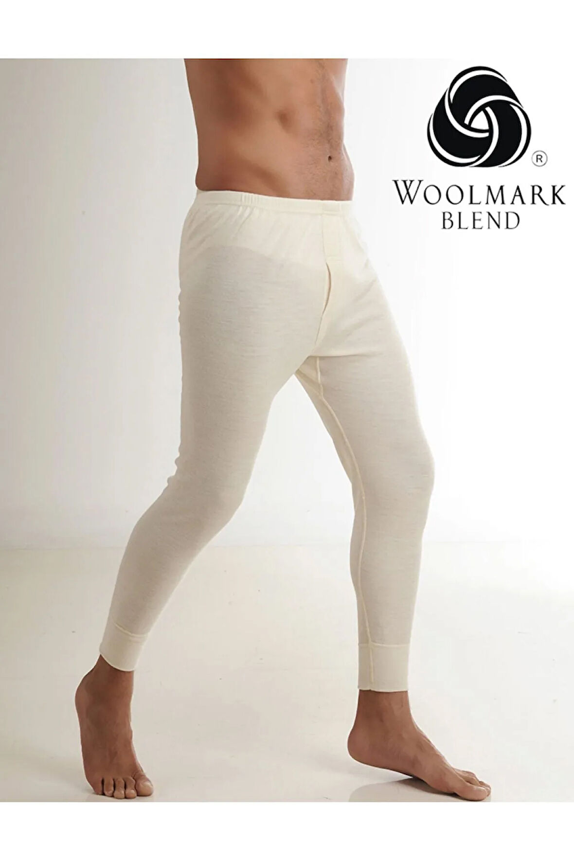 Içlik 101 Krem Erkek Uzun Yün Içlik Termal Don