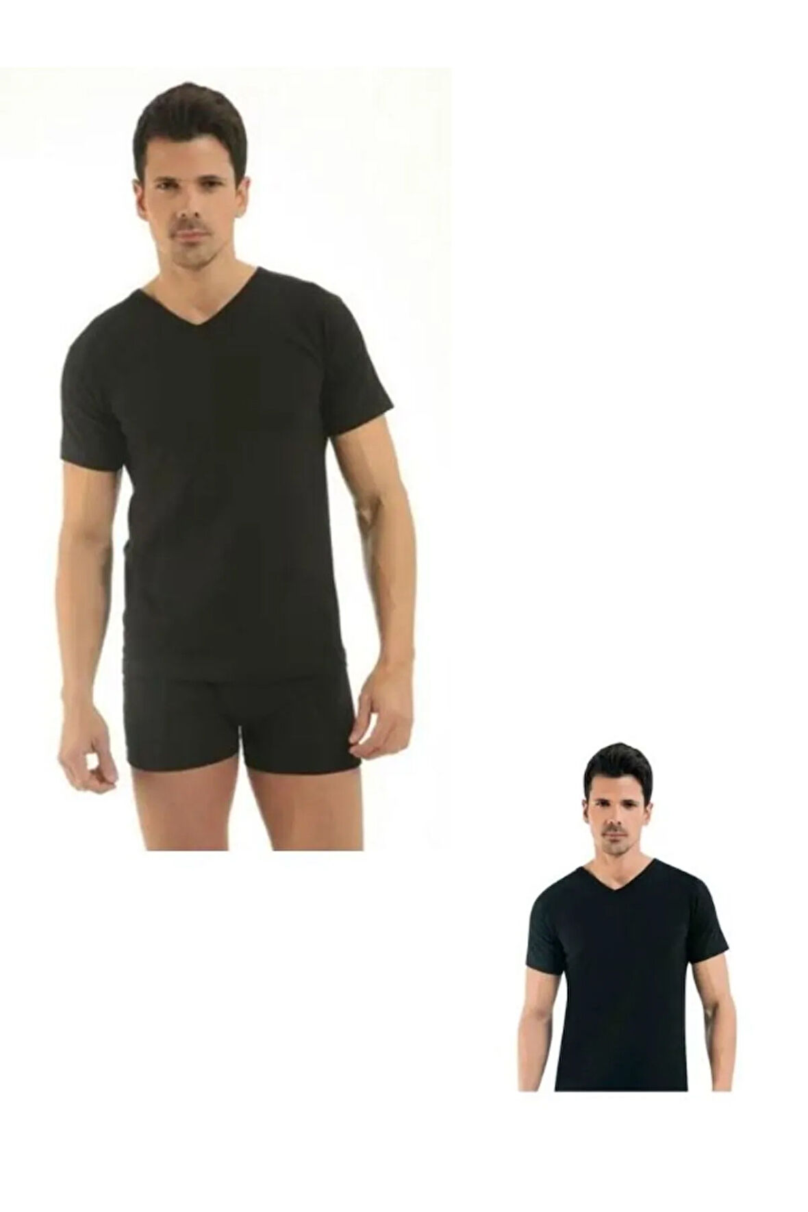 2009 V Yaka Yarım Kol Termal Erkek Atlet Üst Içlik Ary2009