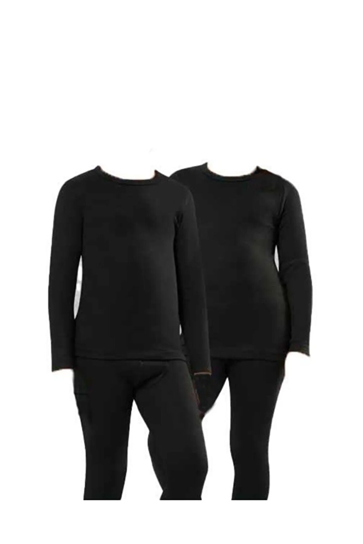 Erkek Çocuk Siyah Termal Alt Üst Takım