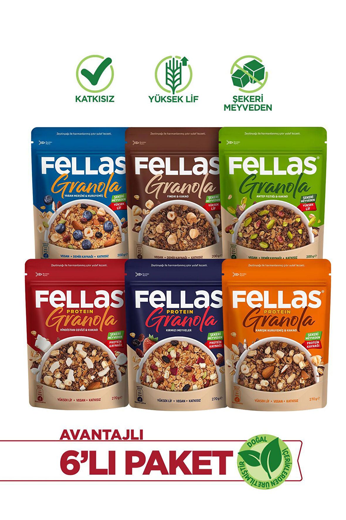 Granola 6'lı Süper Paket