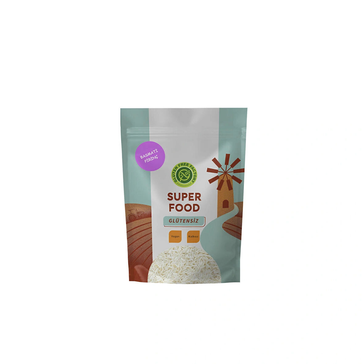 GLUTENSİZ BASMATİ PİRİNÇ 500 GRAM