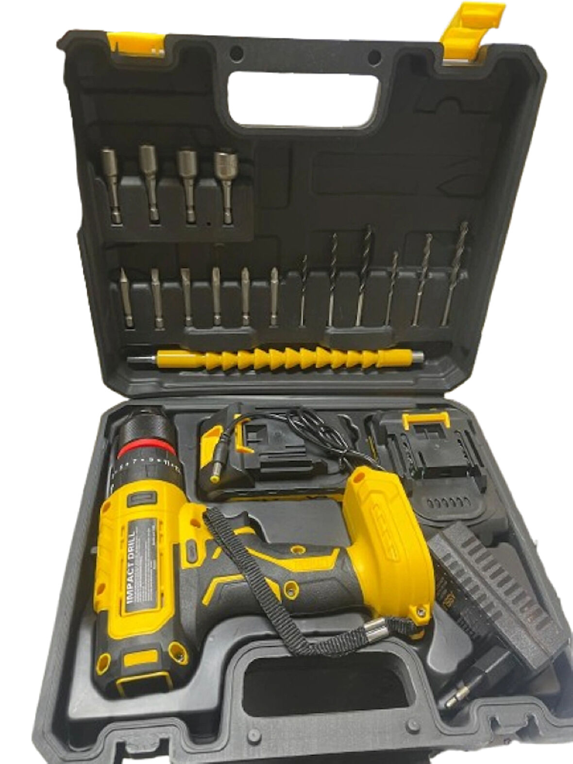 ASR232 Profesyonel 12V Dijital Ekranlı Akülü Vidalama Matkap Seti Darbeli – 2 Yıl Garantili