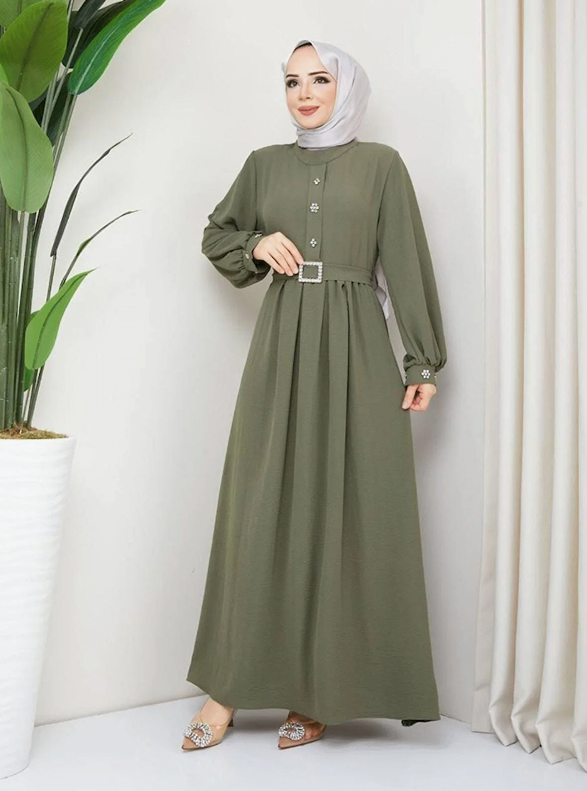 PIRILTI TAŞLI ELBİSE