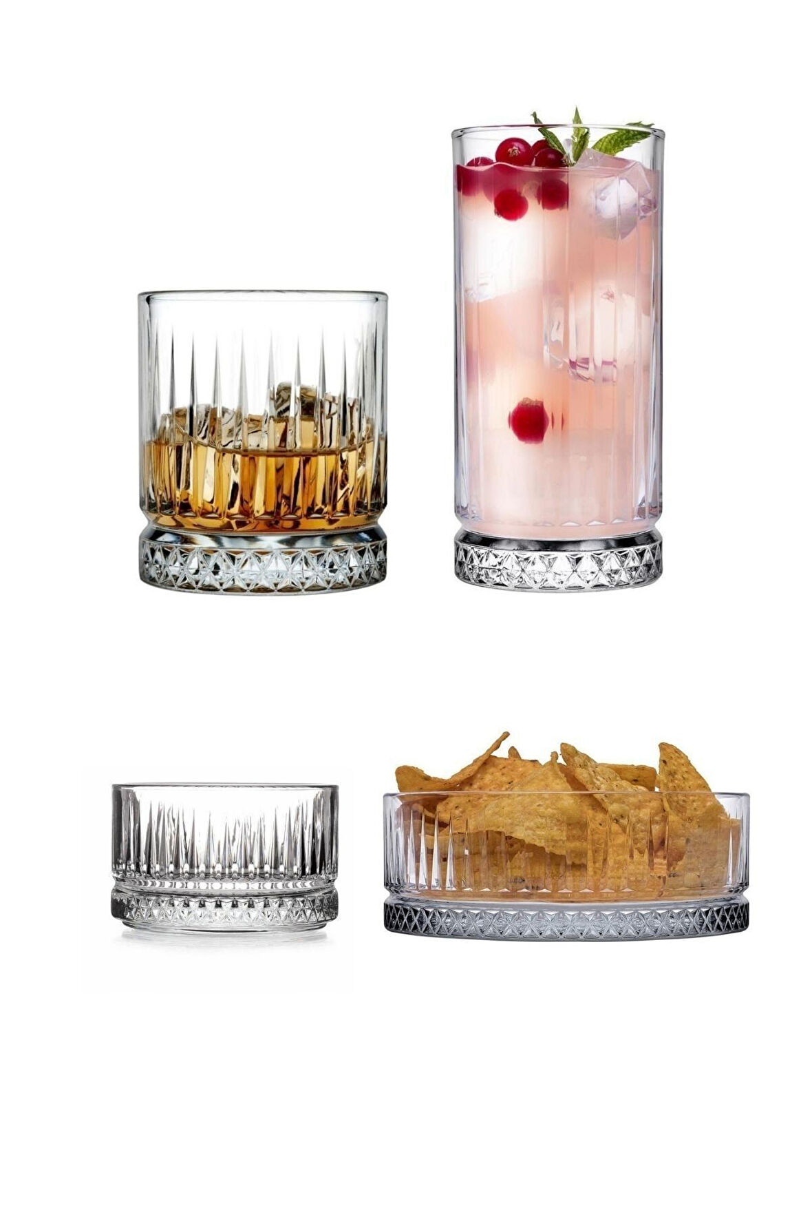 Elysia Serisi Bardak Takımı - Mesa Özel Ikram Seti 40 Parça