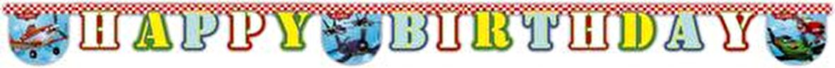 PLANES HAPPY BİRTHDAY BANNER