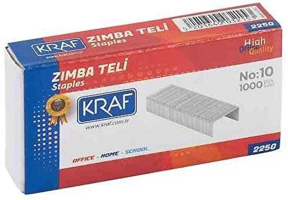 Kraf 225G Küçük Boy Zımba Teli No.10 (20'li Paket)