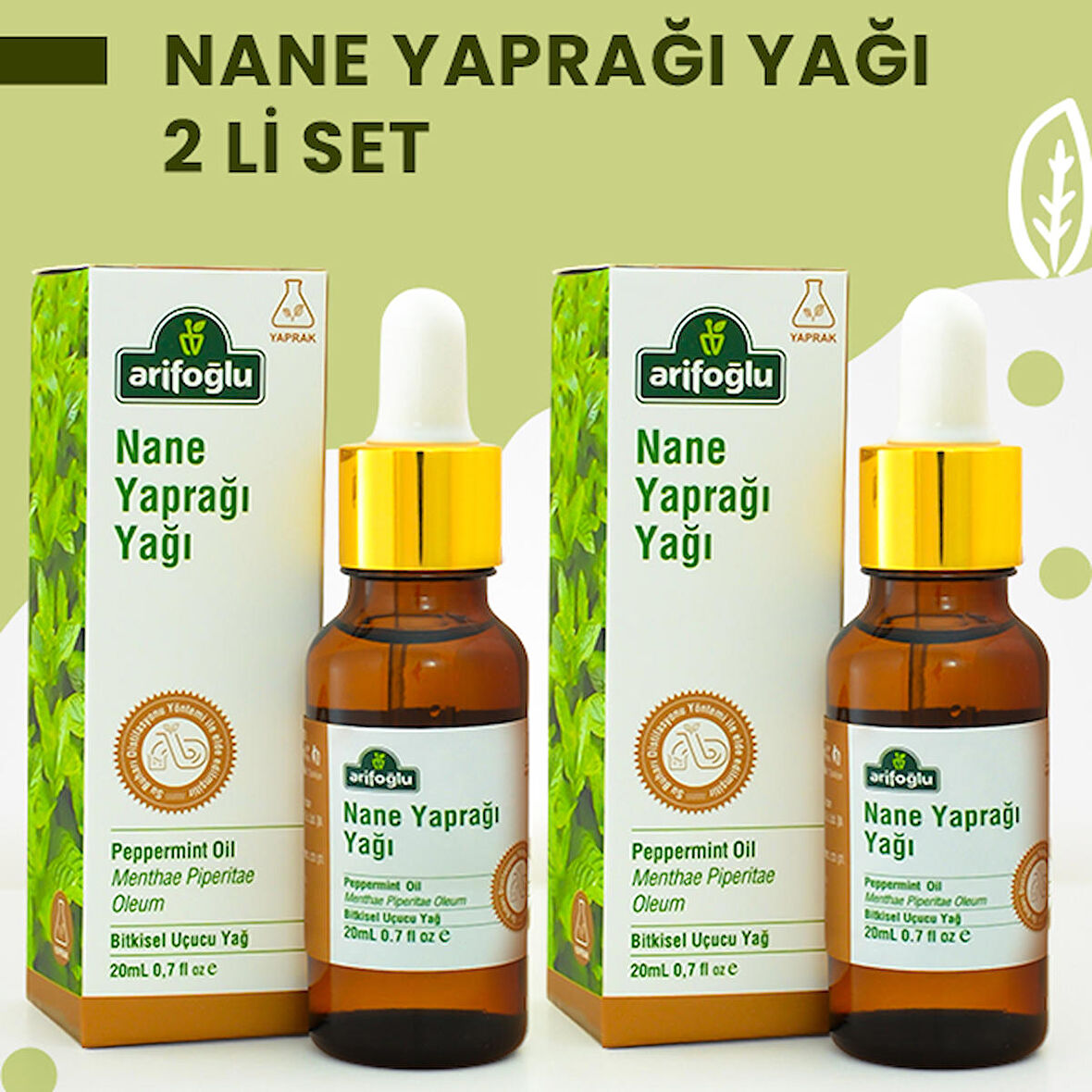 Arifoğlu Nane Yaprağı Yağı 2 x 20 ML