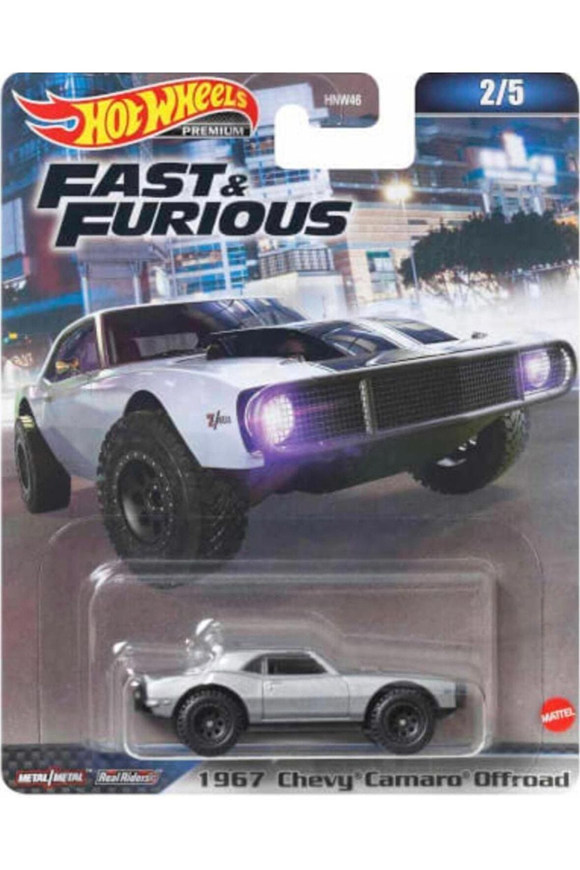 Premium Fast And Furious 1967 Chevy Camaro Offroad Nadir Model Koleksiyon Hnw46-hnw47