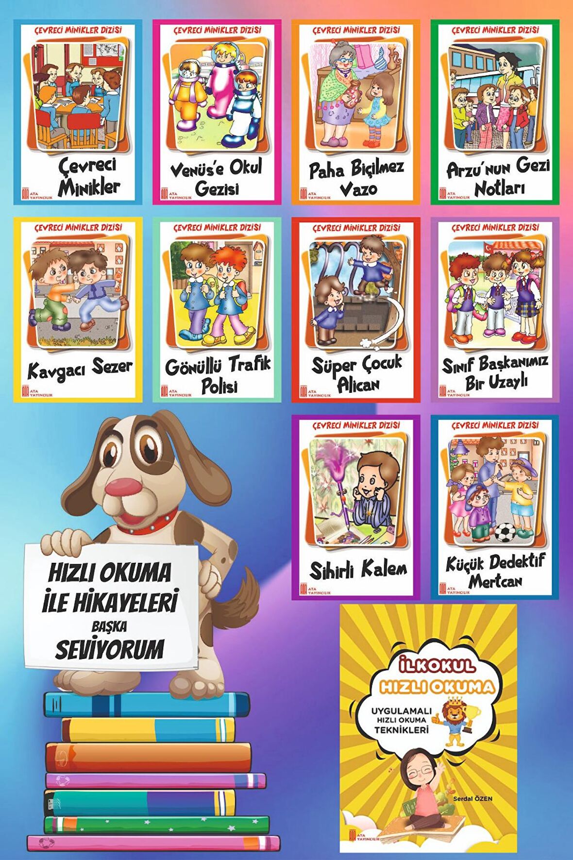 3.Sınıflar İçin Çevreci Minikler Dizisi + Hızlı Okuma