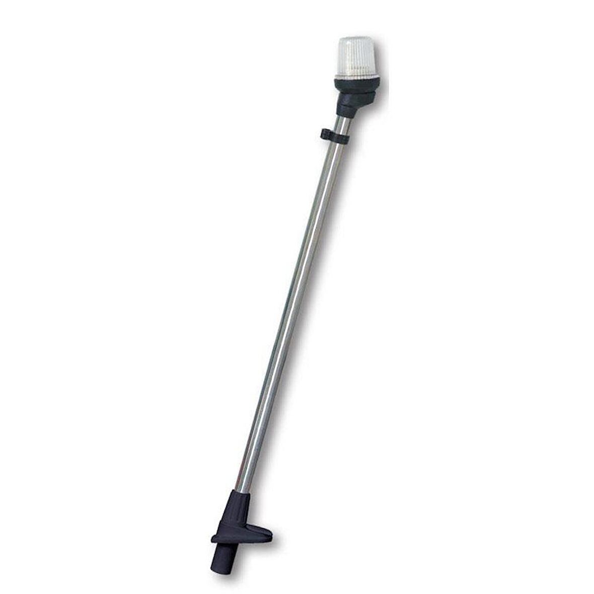 Direkli Silyon Feneri Soketli 105cm,316SS - Siyah