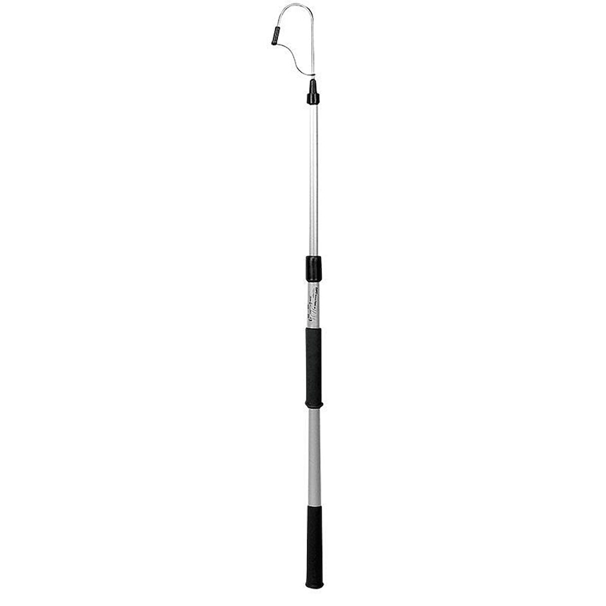 Teleskopik Aluminyum Balık Kancası . Çap Ø30mm, L.830-1240mm  Inox kanca Ø8mm x W.70mm