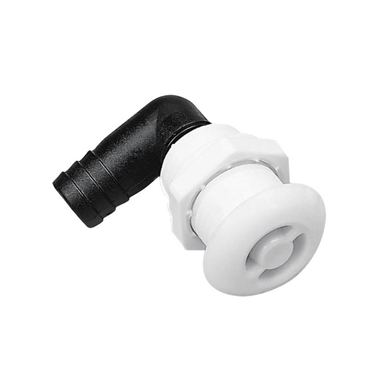 Ventilator For Tank Elbow 90°, Ø16mm Hose, White