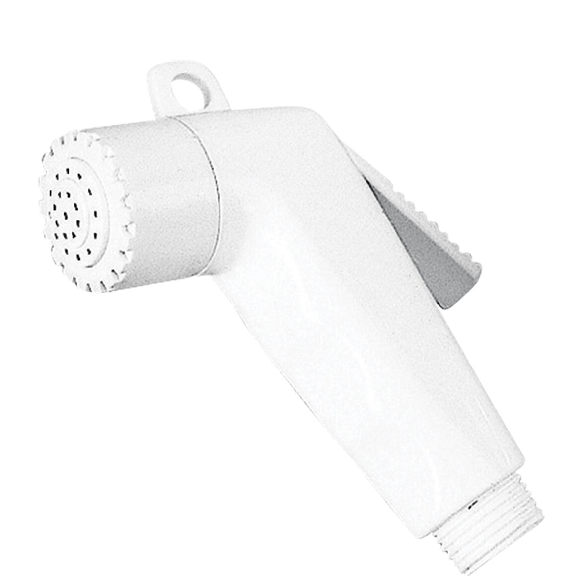 Duş Başlığı-Shower Head, ABS, Short, 1/2" Thr. w/o Hose, White