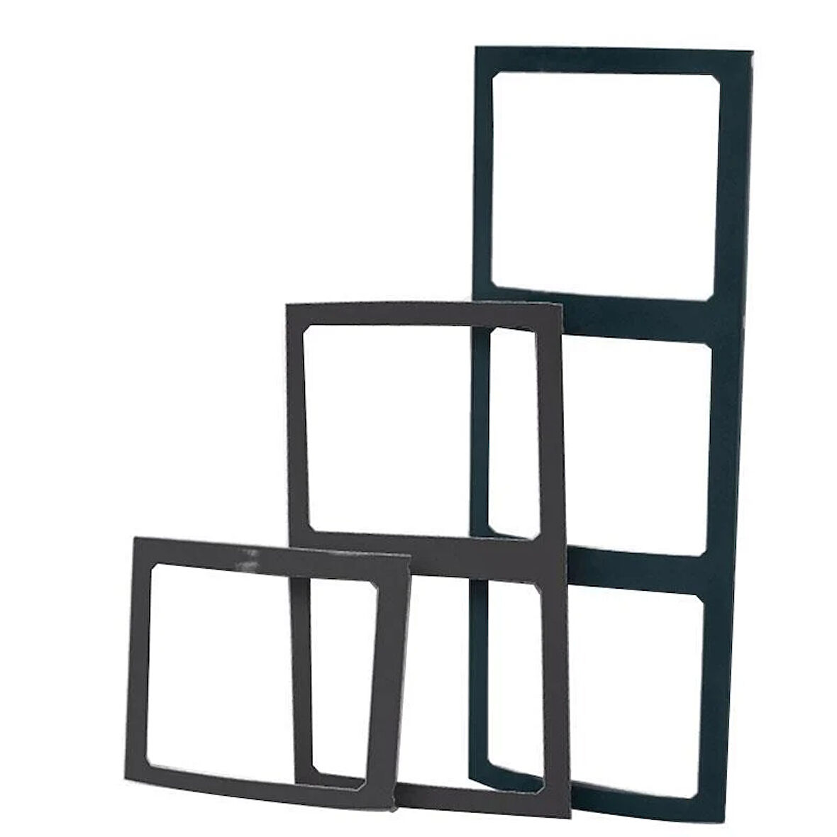 Kontrol Paneli Çerçevesi, Tekli,  L 9.5Cm W 10Cm, Siyah