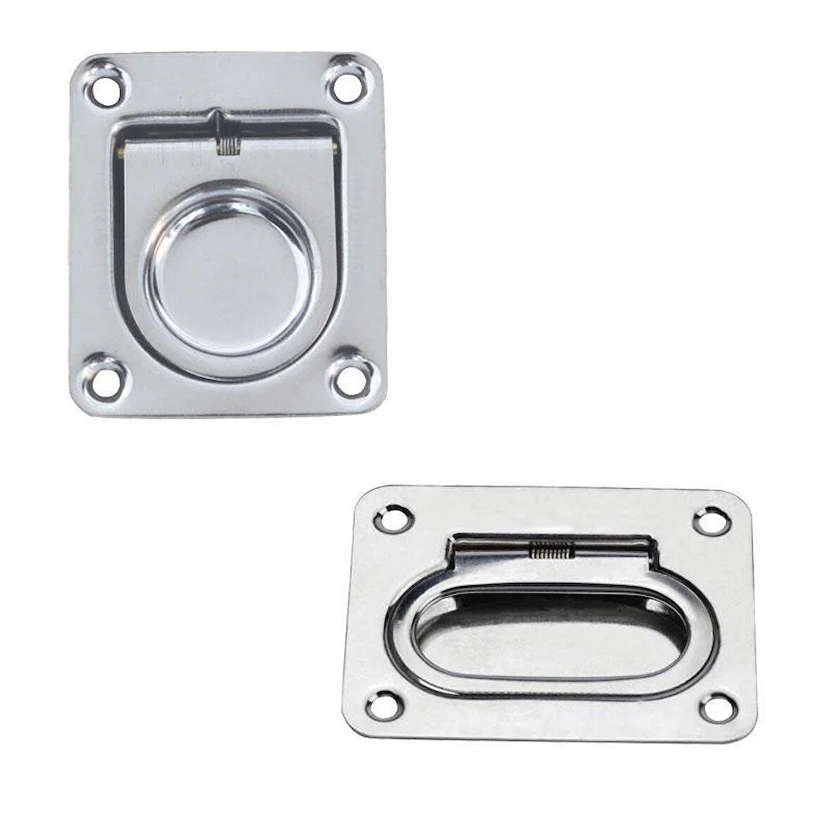 Flush Lift Ring, Stamped, Inox 316, 66x56 Mm