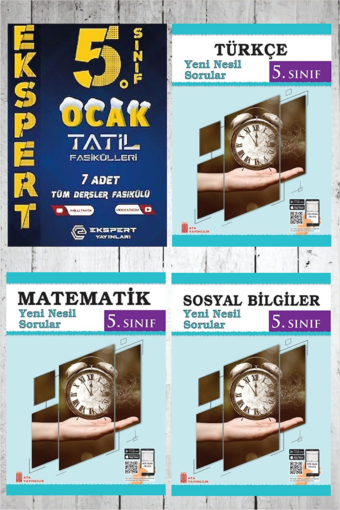 Ata 5.Sınıf Yarıyıl Tatil Seti