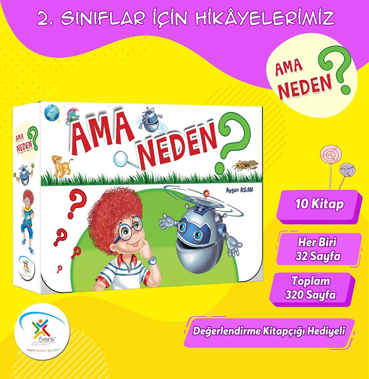 2.Sınıf Ama Neden ? Hikaye Dizisi + Kitap Okuma Not Defterim