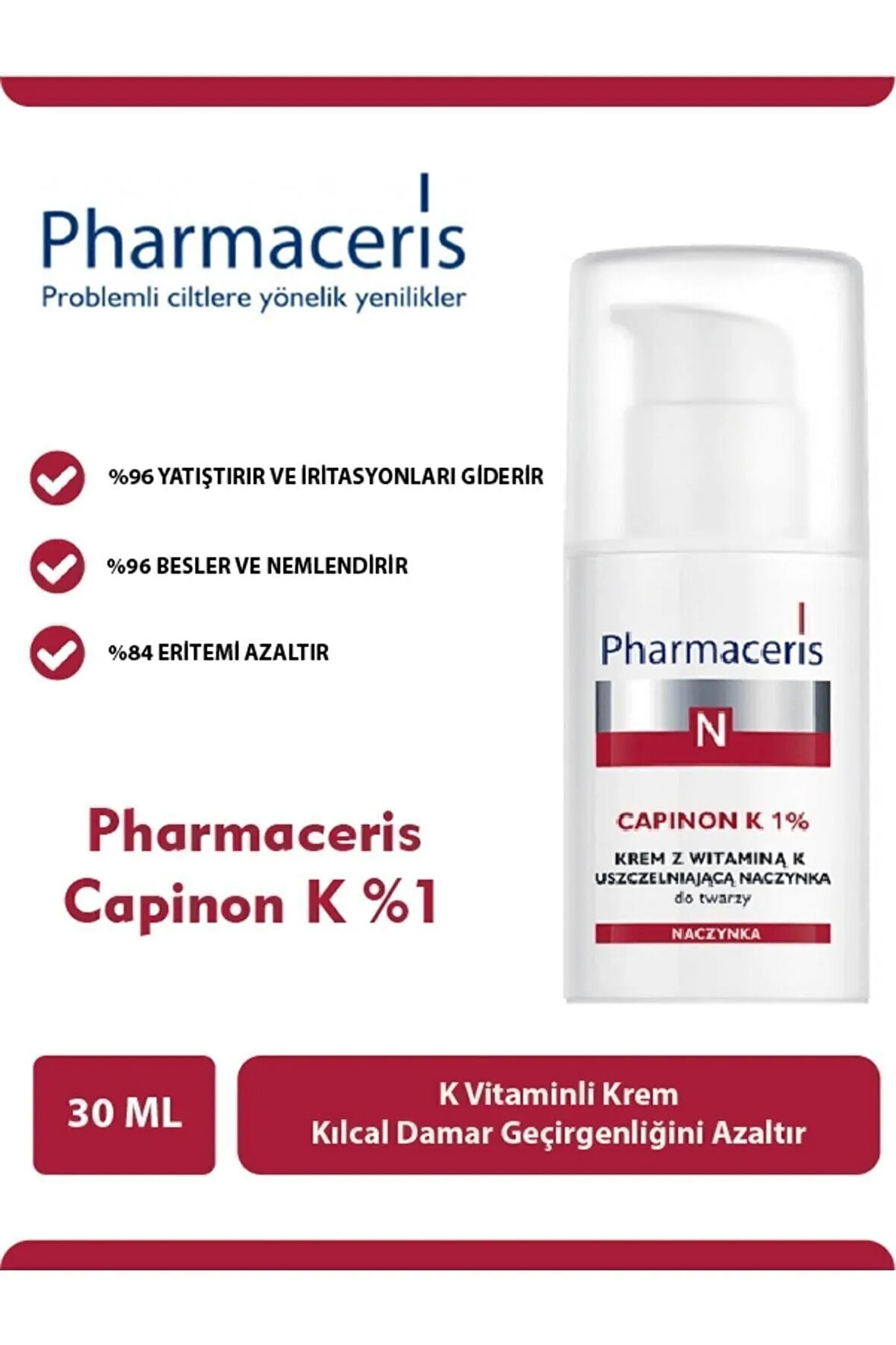 N Kapinon K %1 Vitamin 30 ml.. - Dermocosmetic