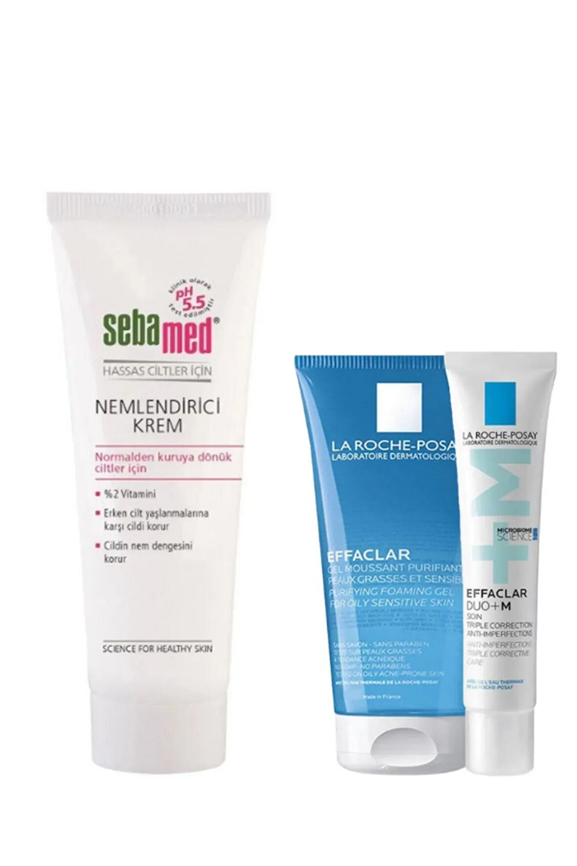 Nemlendirici Krem Tüp 50 ml + Effaclar Tanışma Kiti