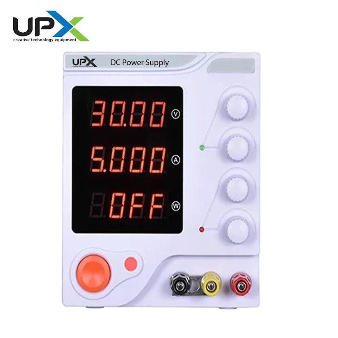 Upx K6005F 0- 60V 0-5AMP Tek Çıkışlı Dc Ayarlı 4 Haneli Güç Kaynağı