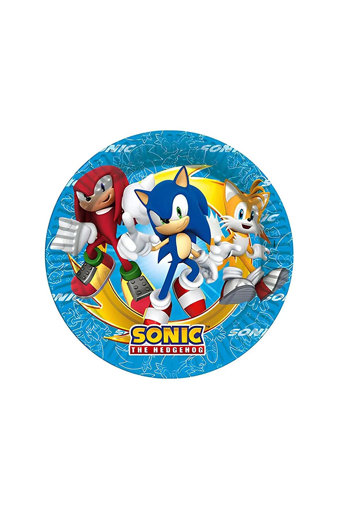 Sonic Karton Tabak 23 Cm. 8(Ad)