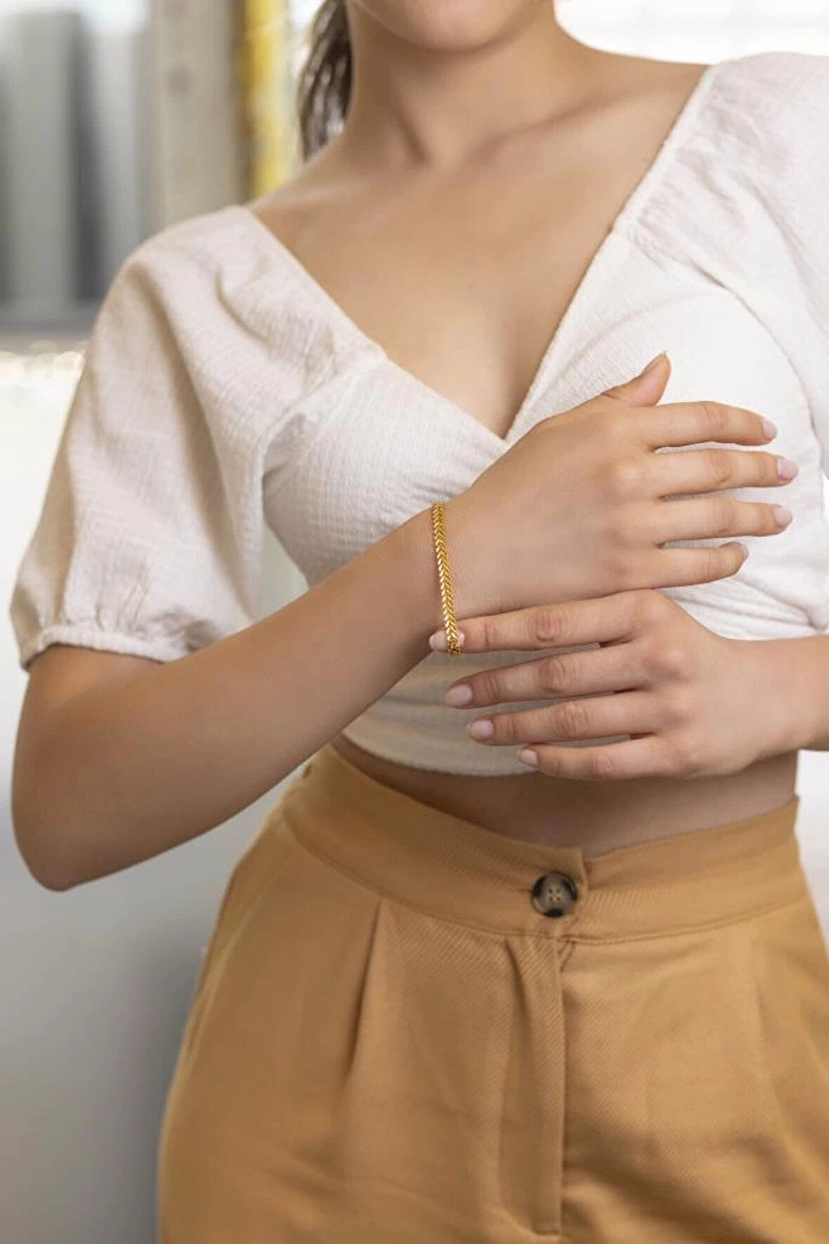 Yiğitbaşı Gold 22 Ayar Döküm Fancy Bileklik