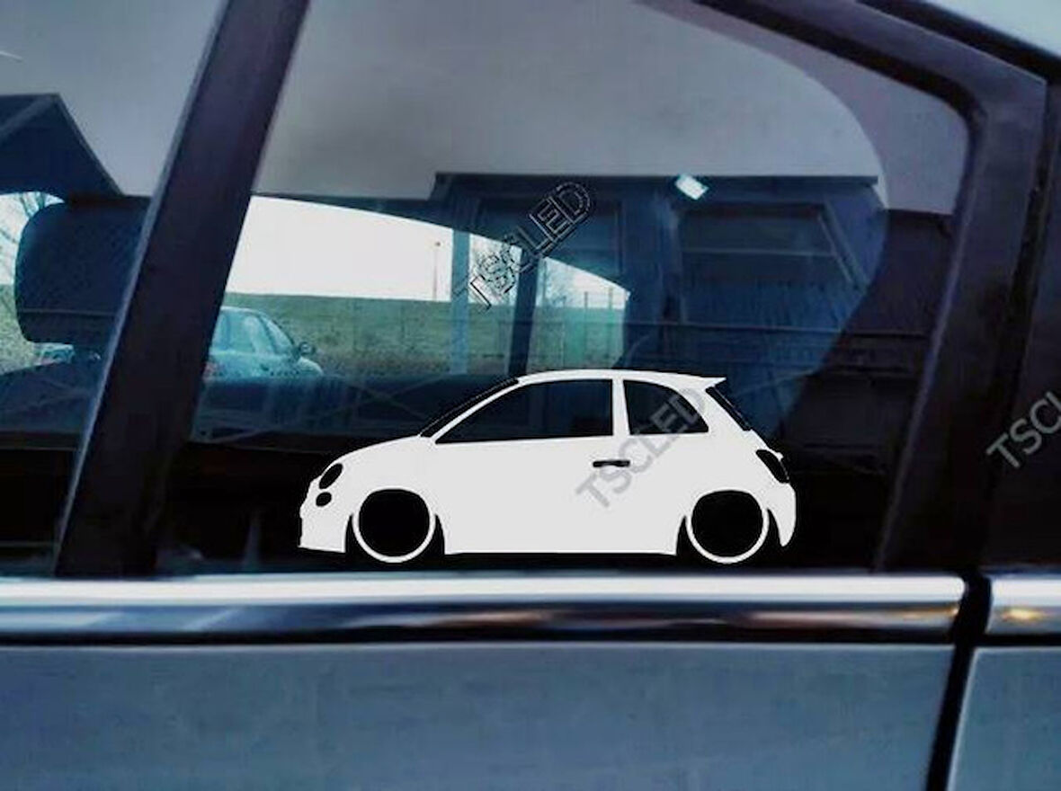 500 Kelebek Cam Oto Sticker 17 CM 2 Adet